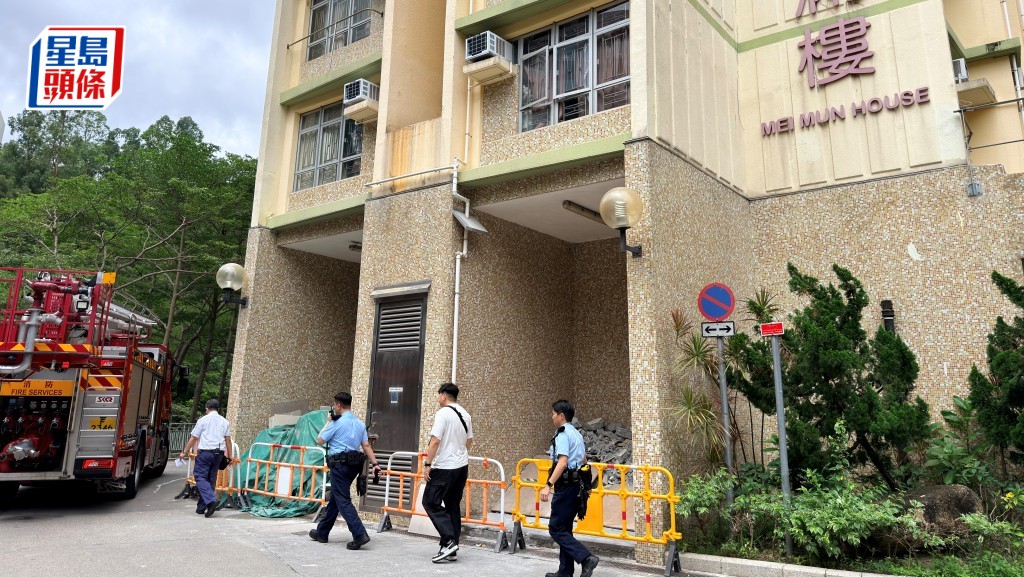 警員到場調查。梁國峰攝