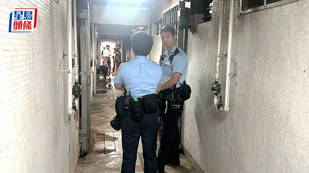 火警現場仍未解封。劉漢權攝