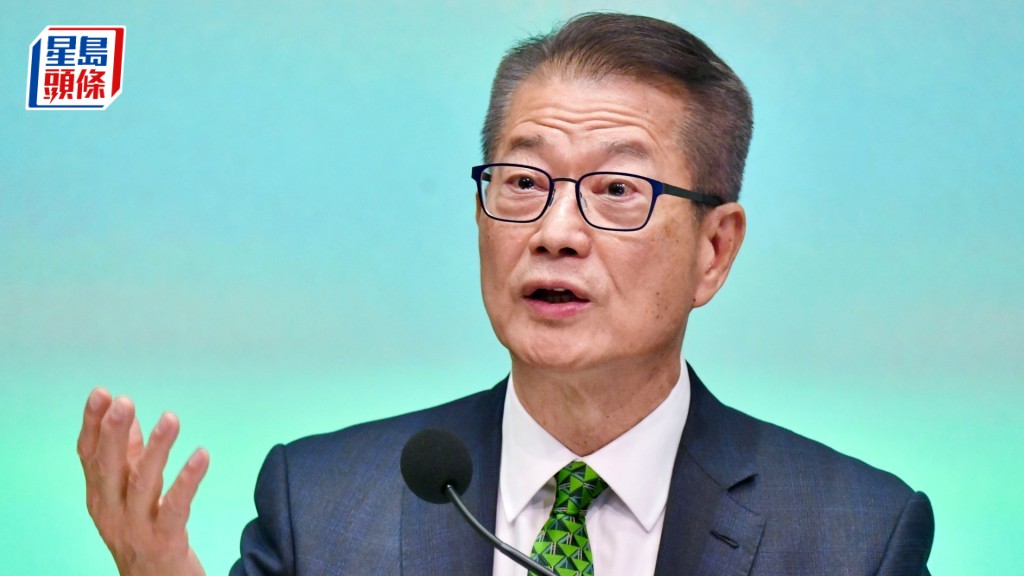 陳茂波表示建立2000噸黃金倉儲只是第一步。資料圖片