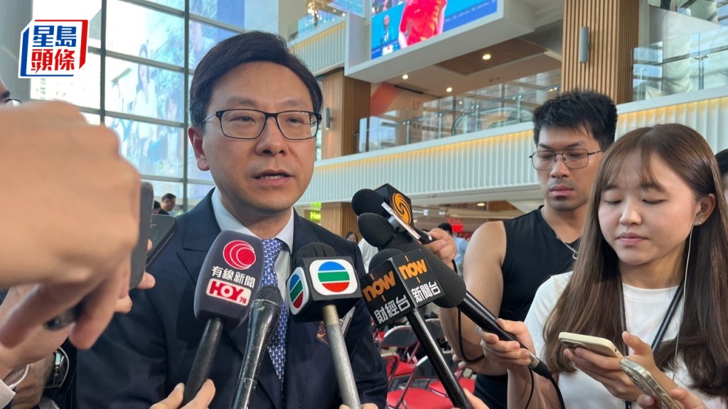 孫玉菡稱對觀塘瑞和街的不幸事件深表難過和痛惜。林彥汛攝