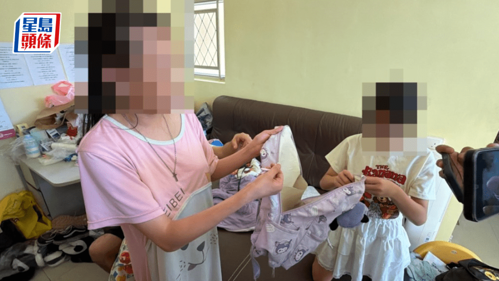 註冊物理治療師黃冠峰指小朋友未必能清楚表達自己的痛楚，女童頻繁休息，明顯反映負重已遠超其身體負荷上限，極可能引發肌肉拉傷或韌帶受損。