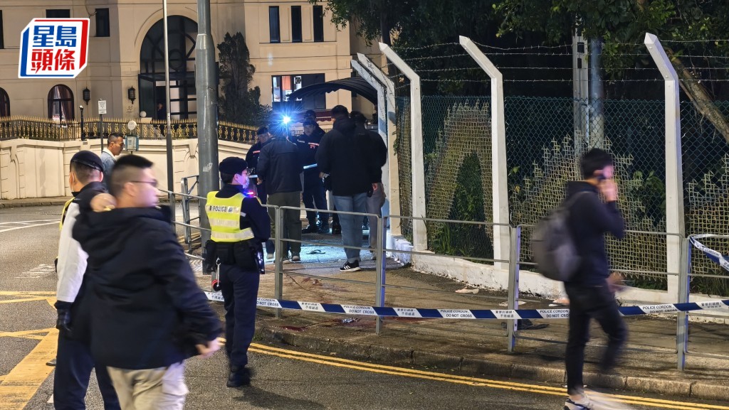 火炭周日發生謀殺案，警方封鎖現場調查。資料圖片