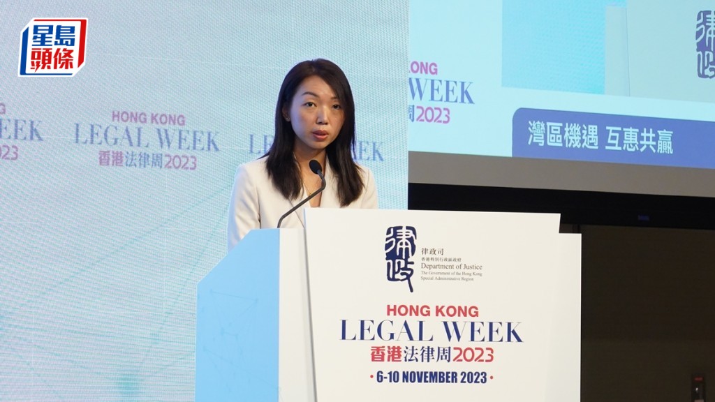 梁穎姸指澳門積極把握大灣區機遇。葉偉豪攝