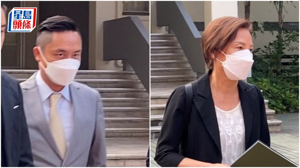 謝耀陞（左）與冼玉翎（右）被裁定串謀詐騙罪成，還柙候判。資料圖片