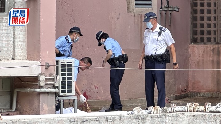 警員在場調查。梁國峰攝