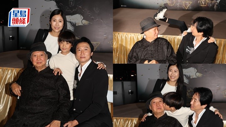 尋秦記｜洪金寶三代同堂現身  孫仔好動踢腳想拍戲  洪天明遷居深圳被投訴
