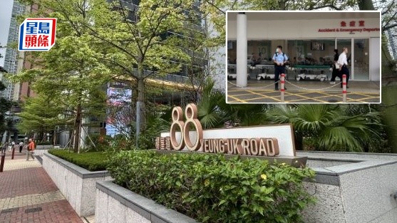 墮梯男工留醫一日後不治。