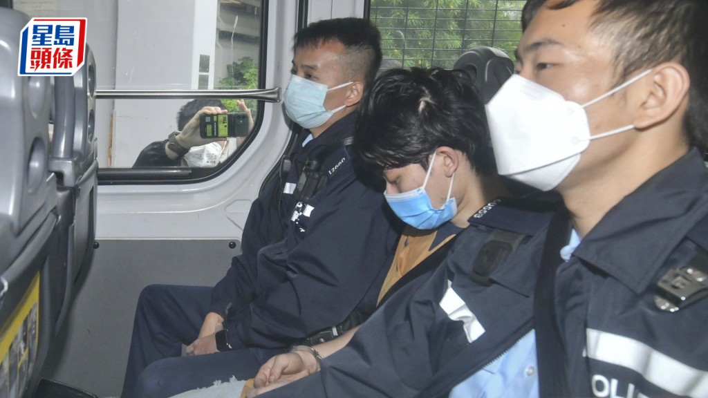男被告吳家聲(中)。