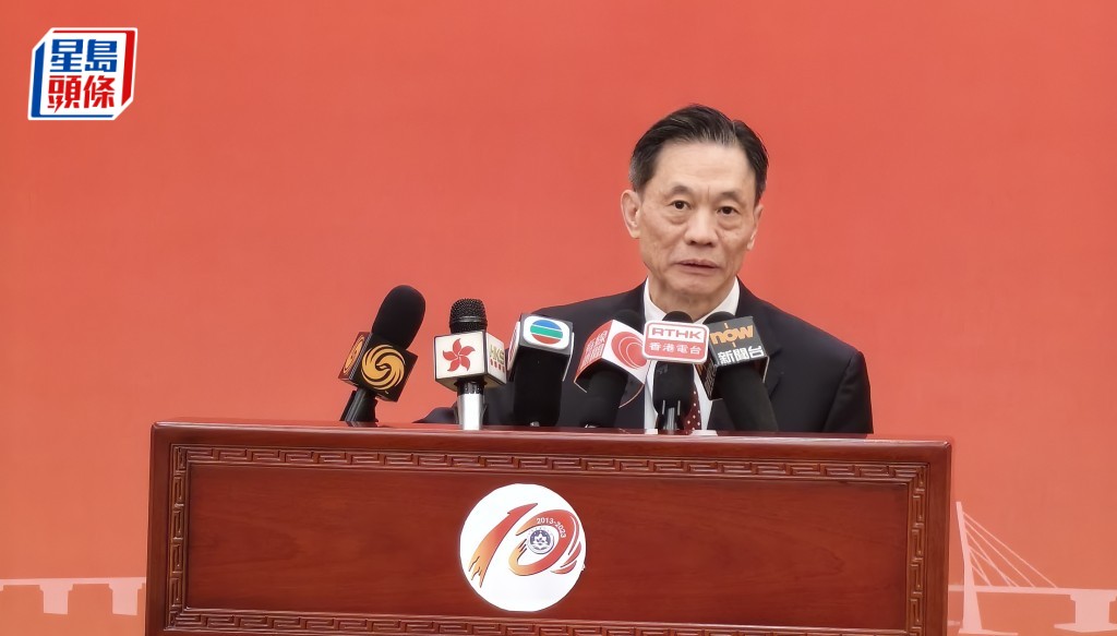 全國港澳研究會會長鄧中華。 張言天攝