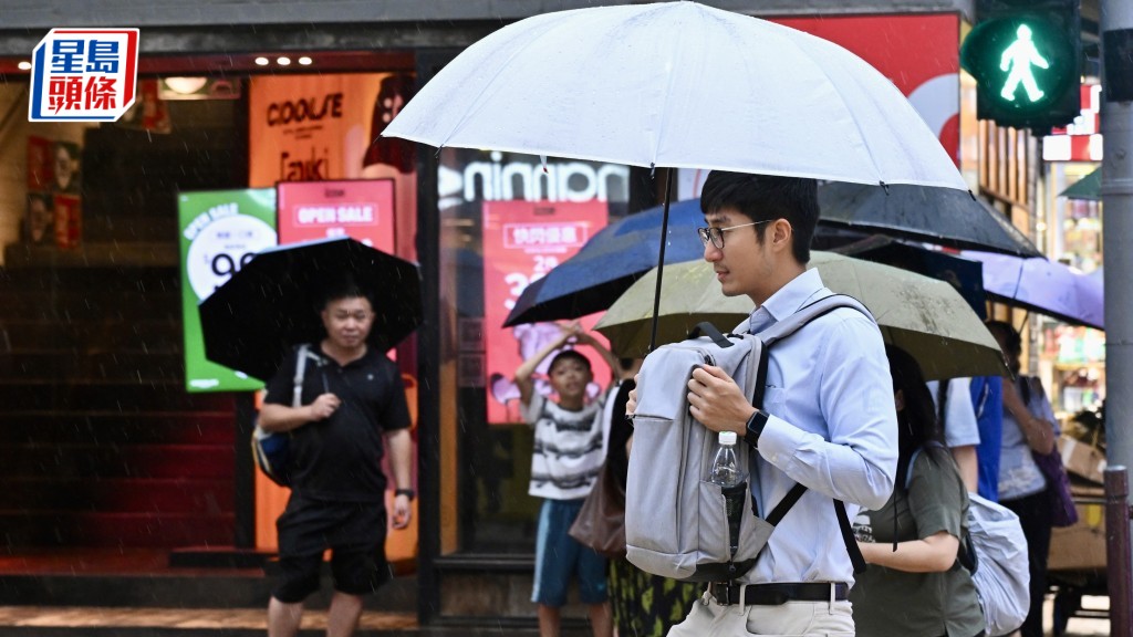 天氣|天文台發黃色暴雨警告信號 料強陣風繼續吹襲香港 塔門錄80km/h強陣風
