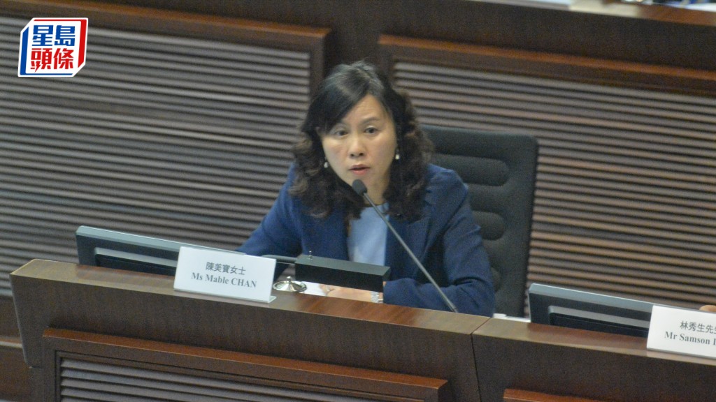 陳美寶表示不排除透過其他方式，為新鐵路項目提供財政支持。資料圖片