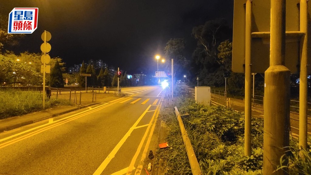 案中男童當日於大埔公路元洲仔段遭被告王本方所駕私家車撞倒。資料圖片