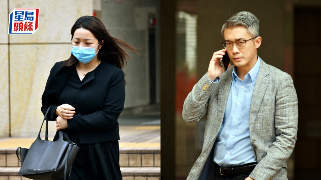 法醫鍾雅如(左)及專家證人譚廣明醫生。盧江球攝