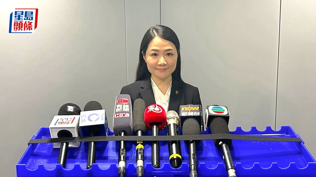警方簡報有關交通意外索償詐騙案件(即 「新型碰瓷黨」)的最新進展。楊偉亨攝