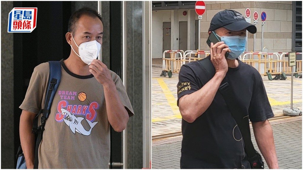 被告左起蒙智獎和廖賢民。資料圖片