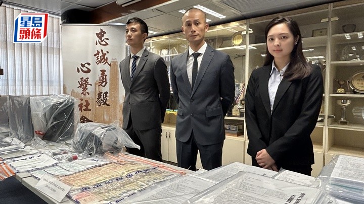 警方總結行動細節。蔡楚輝攝