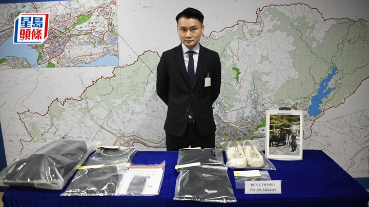 荃灣警區重案組高級督察張文迪交代案件。楊偉亨攝