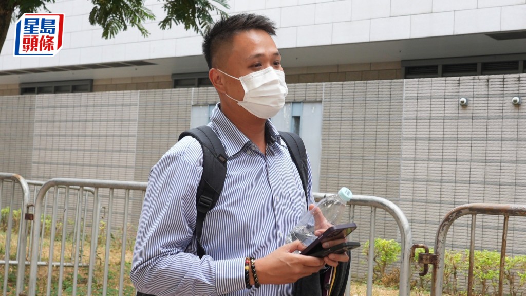 被告陳永峰否認欺詐等罪受審。歐樂年攝
