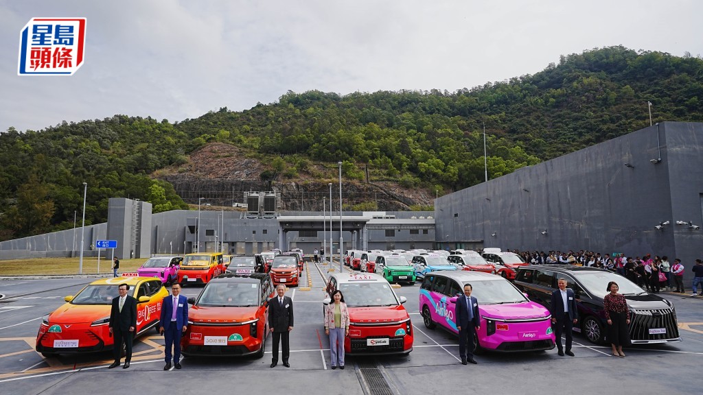 政府去年向5支中標車隊批出暫准牌照,每隊規模介乎300至1000輛的士,今年7月底前要準備好投入營運,達預計規模的六成。資料圖片
