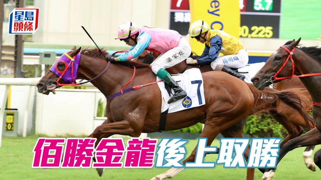 「佰勝金龍」後上取勝