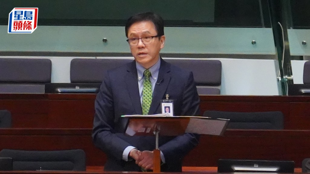 孫東表示，當局正爭取立法會撥款10億於2026年成立香港人工智能研發院。葉偉豪攝