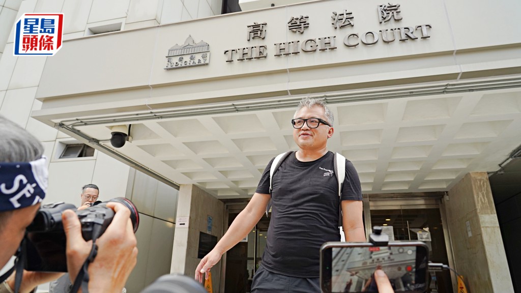 陳朗昇就阻差辦公罪上訴定罪及刑罰均遭駁回。葉偉豪攝