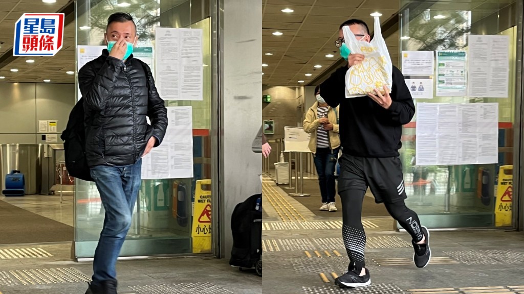 被告蔡騰毅(左)及丁實勳(右)。資料圖片