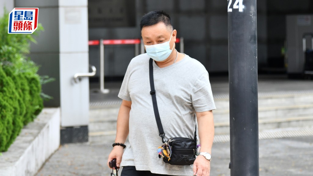 被告陳貴發今早在屯門裁判法院否認控罪。盧江球攝