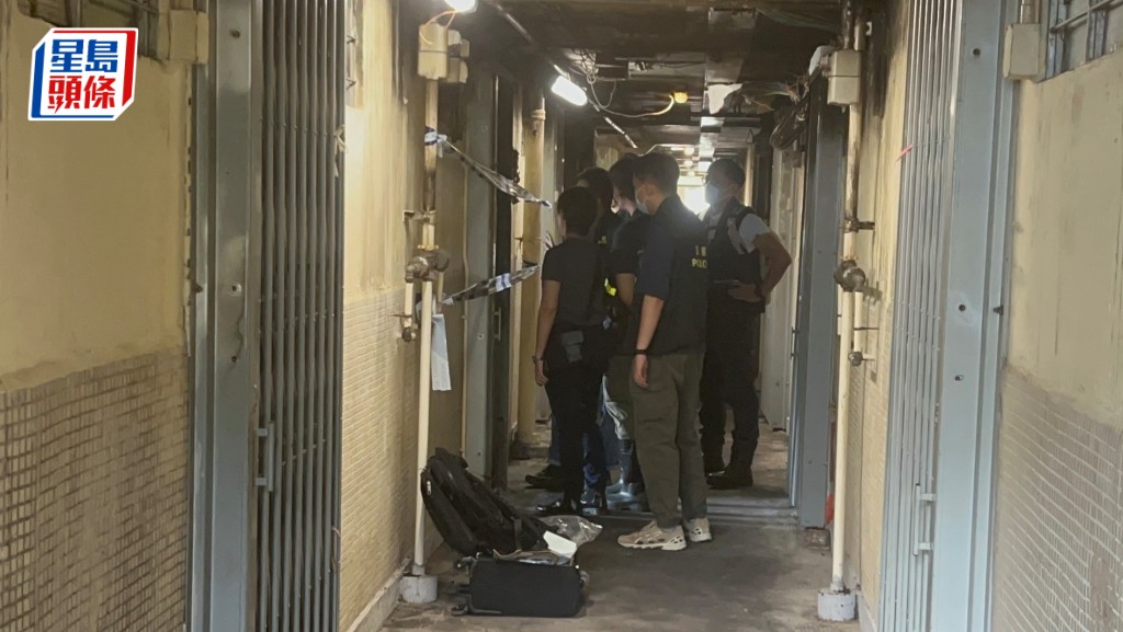 大批探員到場調查。楊偉亨攝
