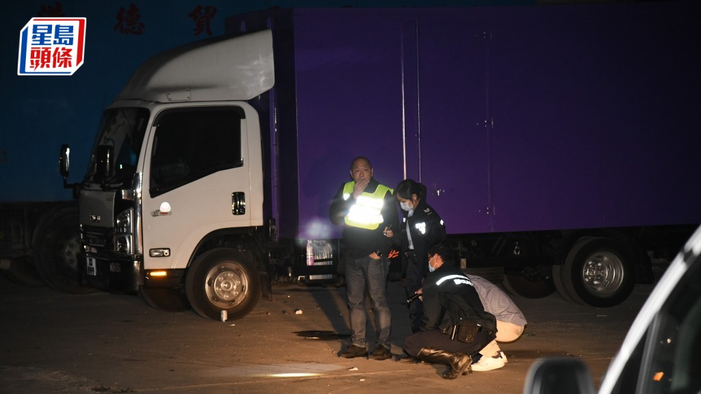 被告羅兆堅案發晚醉駕撞斃勸阻他駕車的友人，警員隨後到場調查。資料圖片