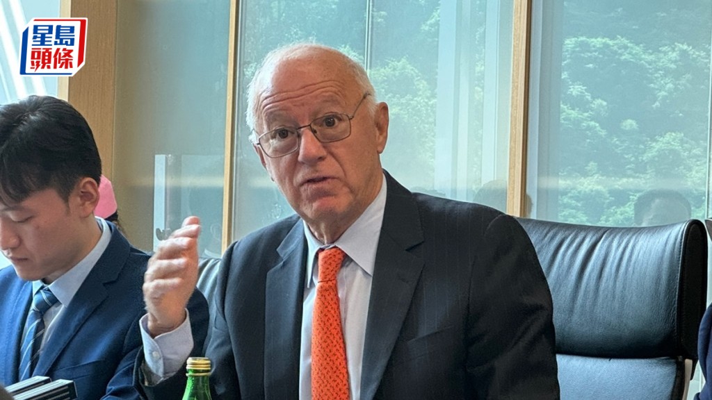 美中关系全国委员会会长欧伦斯。谢宗英摄