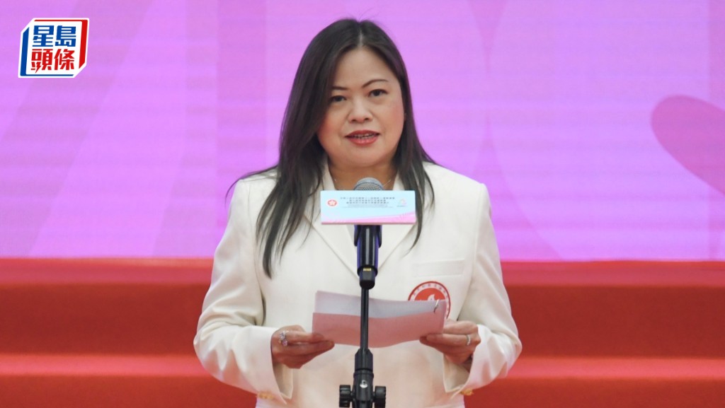 羅淑佩表示未來將落實五大政策目標 推動體育全面發展。資料圖片 