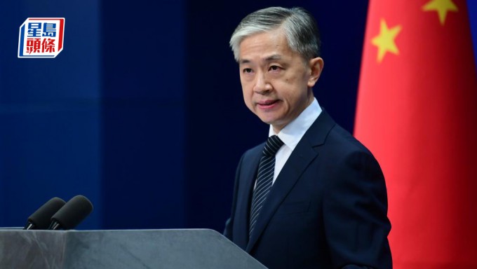外交部發言人汪文斌指機上有14名港人,駐日使館正為部分人補辦證件。資料圖片