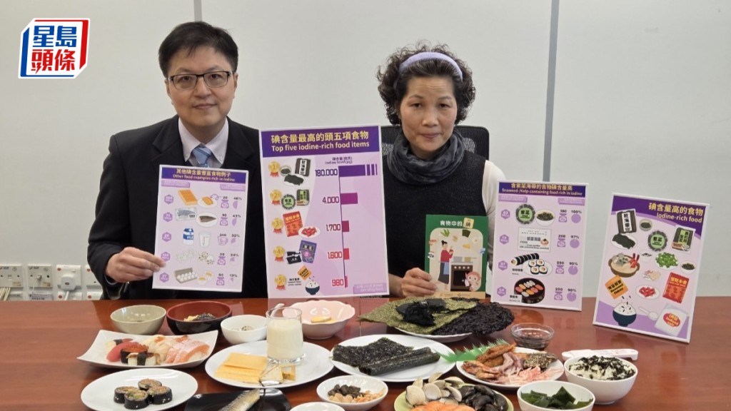 15至84岁整体人口轻度缺碘 或甲状腺肥大 食安中心吁多食藻类