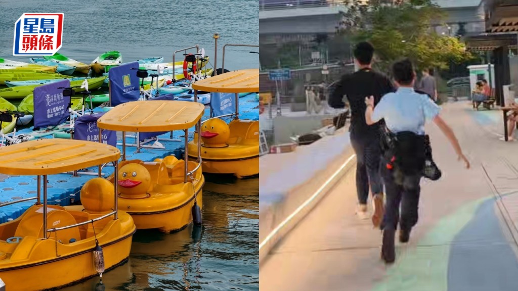 灣仔怪男擅取鴨仔船出海驚動警員 調查期間一度岸邊奔跑被截停