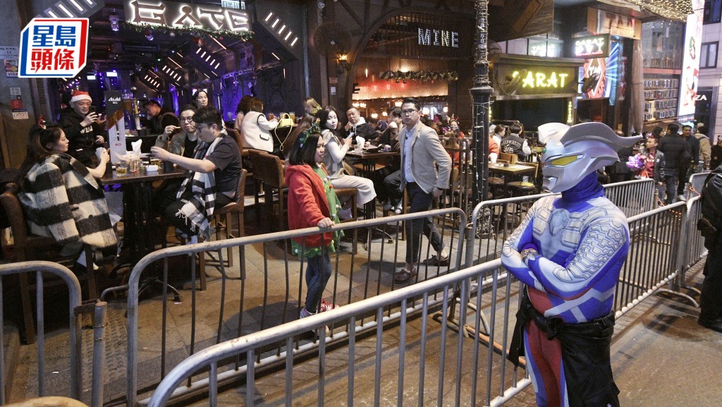 蘭桂坊協會稱內地客到訪的比例近年越來越高。資料圖片