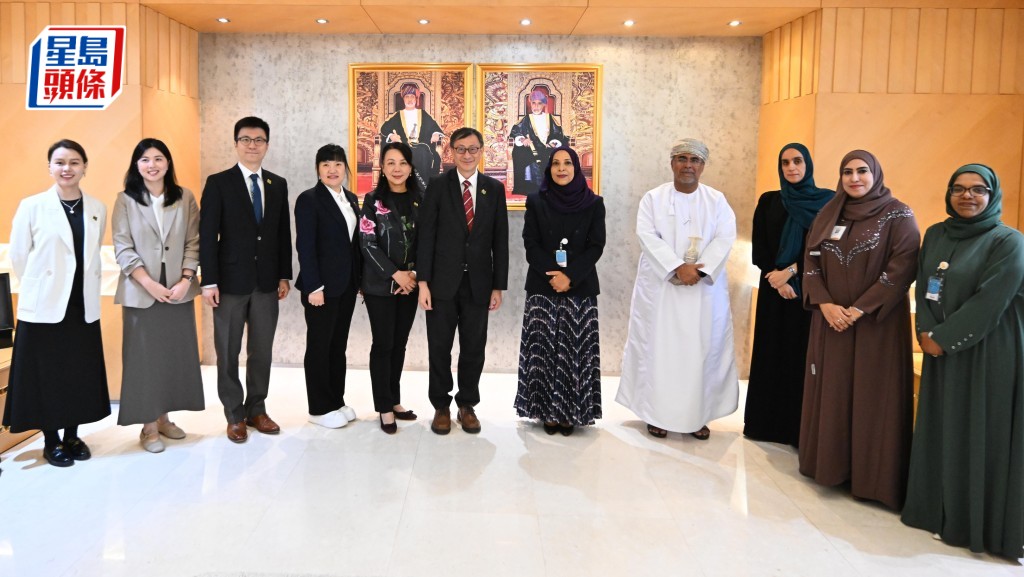  香港教育大學代表團訪問阿曼。教大提供