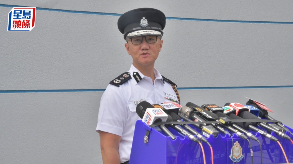 警務處處長蕭澤頤。楊偉亨攝