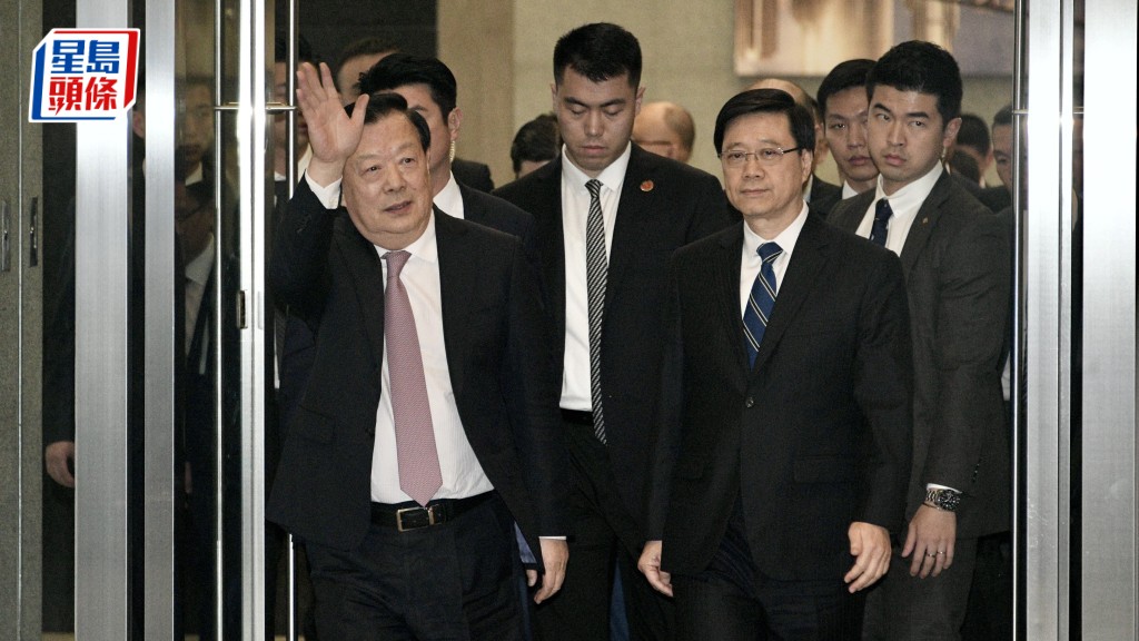 夏寶龍訪港︱下午會見傳媒高層代表  會面長達兩小時