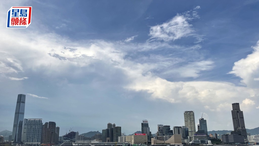 天文台|9.12日間酷熱氣溫達34°C 廣闊低壓槽影響中秋節天氣有幾陣驟雨