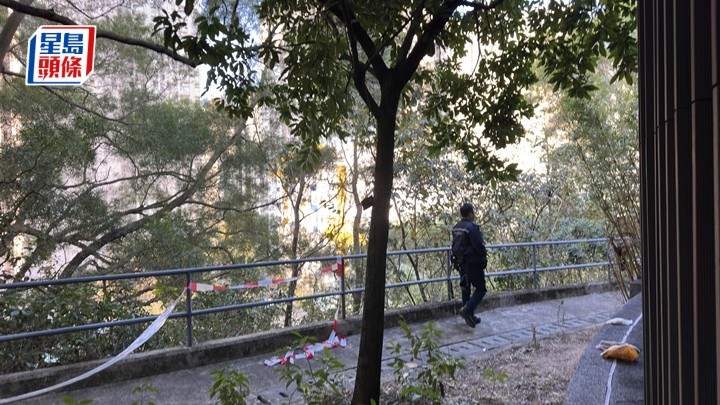 警員在場調查。梁國峰攝