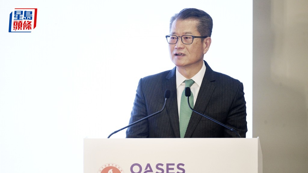 陳茂波料阿斯利康來港設研發中心，為區域醫藥研發注入新動能。陳浩元攝