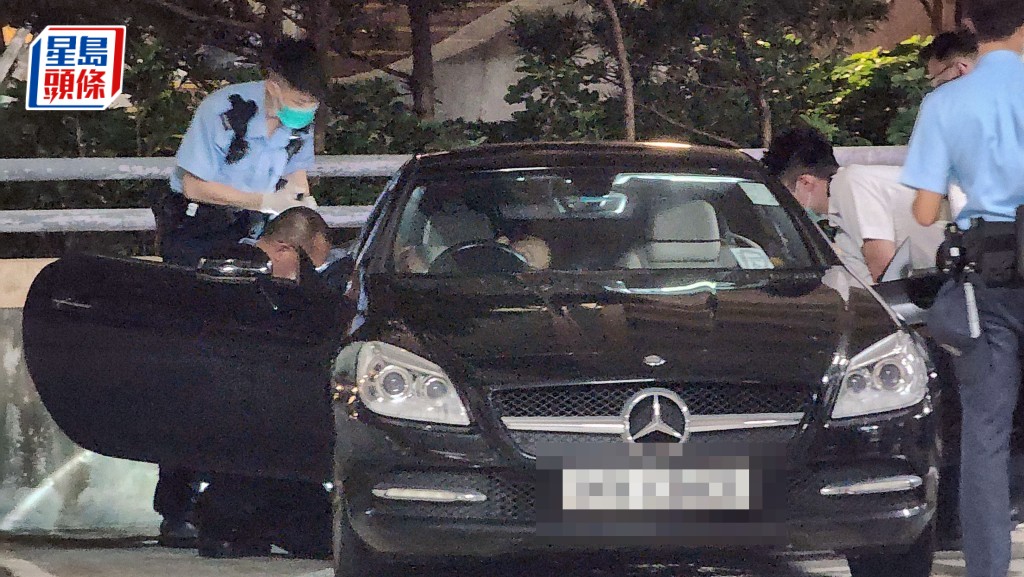 司機昏迷車內，最後證實不治。黃文威攝