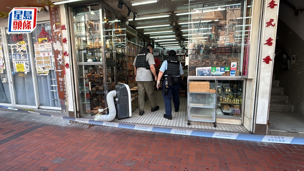 警員到場調查。林思明攝