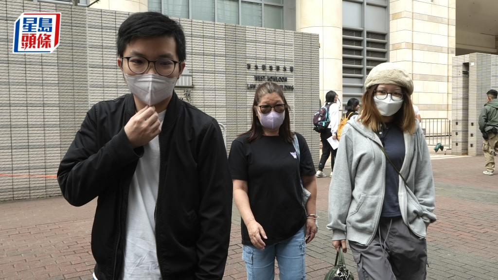 死因庭裁定死者馮浩基死於自然，家屬今早到庭旁聽裁決。劉駿軒攝