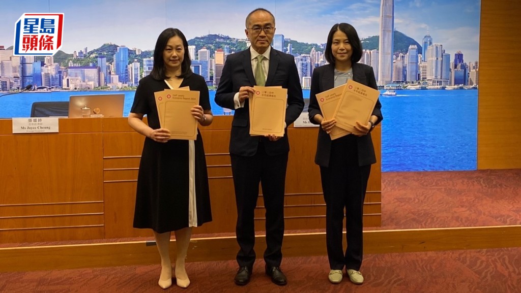 香港第二季GDP按年上升3.3% 通脹放緩 全年經濟增長預測維持2.5至3.5%不變