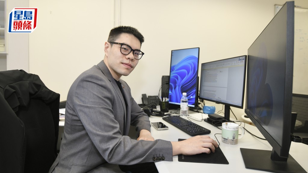 港大地球與行星科學系助理教授席大智認為，AI模型的發展，有助令天氣預報和氣候預測變得更準確。何君健攝