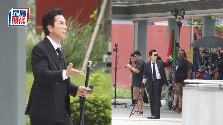 甄子丹臉帶血跡妝容首次曝光  《CAINE》轉戰香港故宮拍攝