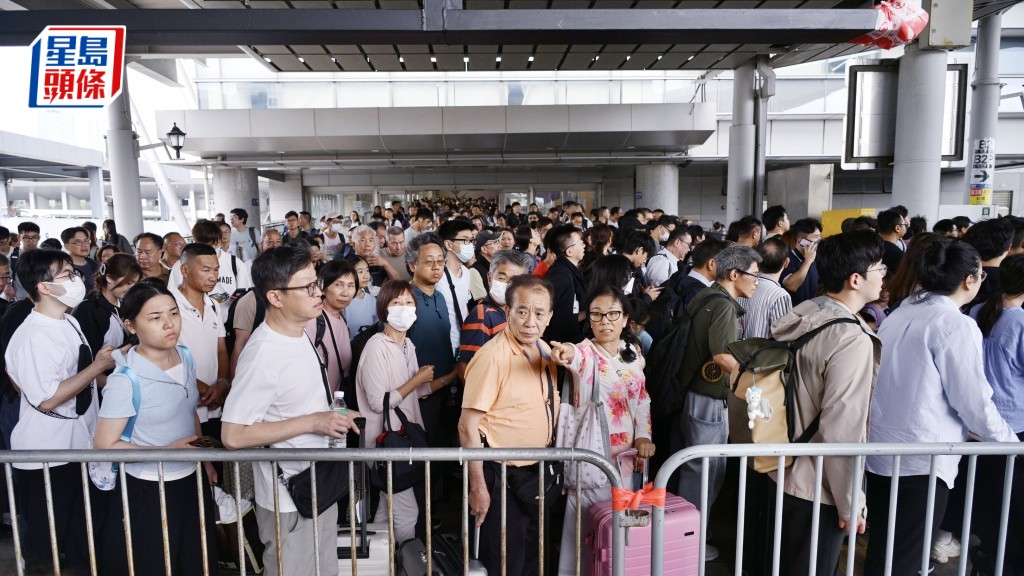 復活清明長假收官，港人北上潮返港。