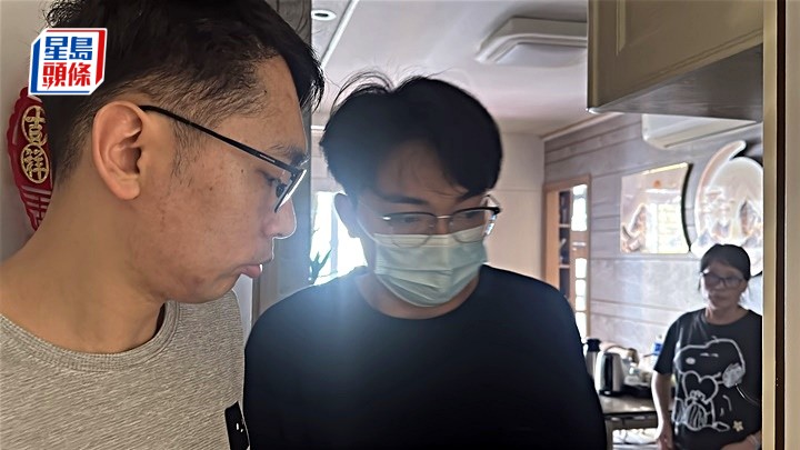 死者遺下三母子。劉漢權攝